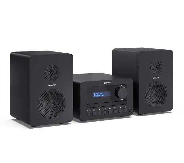 Sharp XL-B520 20W Bluetooth Radio FM, DAB+ Czarny