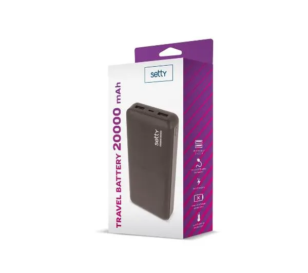 Setty SPB-20 20000mAh Czarny