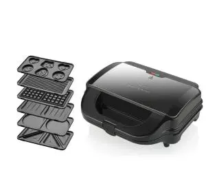ETA Sorento Plus 6w1 515190000 Trójkąty Gofry Panini Ciastka Naleśniki Muszle 900W - Kup na Raty - RRSO 0%