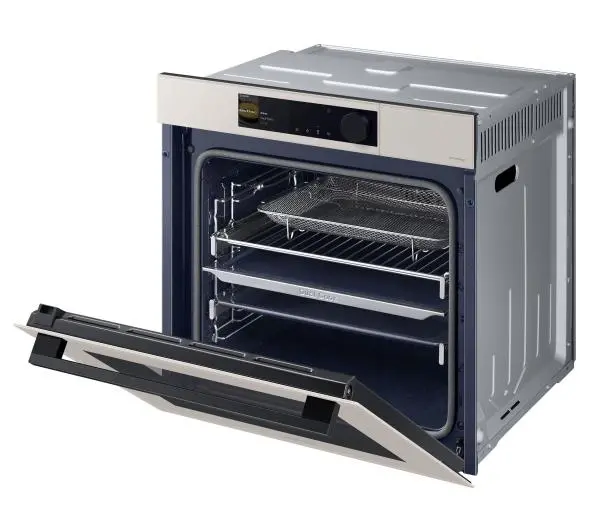 Samsung Bespoke NV7B6665IAA Dual Cook Termoobieg AirFry Zdalne sterowanie Beżowy - Kup na Raty - RRSO 0%