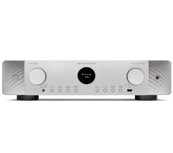 Marantz Cinema 70S 7.2-kanałowy Dolby Atmos DTS X Wi-Fi Bluetooth AirPlay Srebrno-złoty