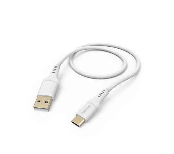 Hama Flexible USB-A do USB-C Biały