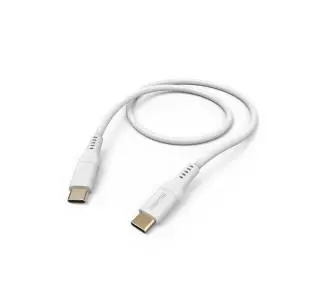 Hama Flexib USB-C do USB-C Biały