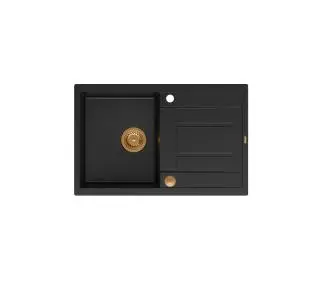 Quadron HB8203U7-C1 P2O Morgan 111 Granitowy Czarny mat/Miedziany - DRUGI -30%, ALBO 5-TY ZA 1ZŁ - Kup na Raty - RRSO 0%