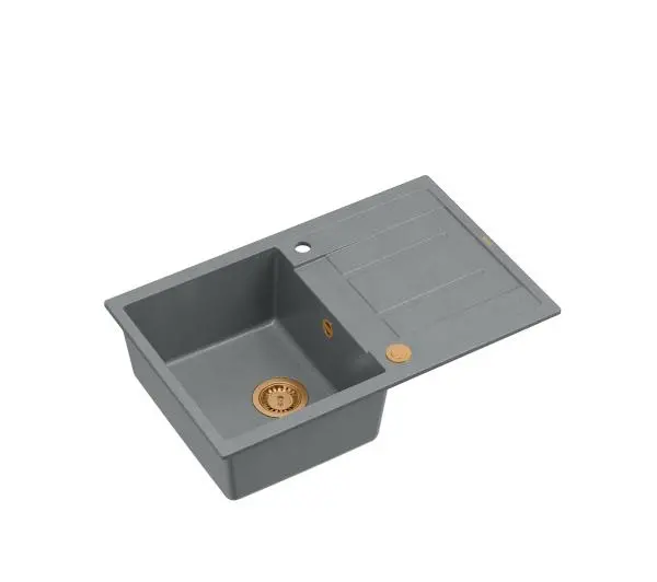 Quadron HB8203U5-C1 P2O Morgan 111 Granitowy Szary/Miedziany - DRUGI -30%, ALBO 5-TY ZA 1ZŁ - Kup na Raty - RRSO 0%