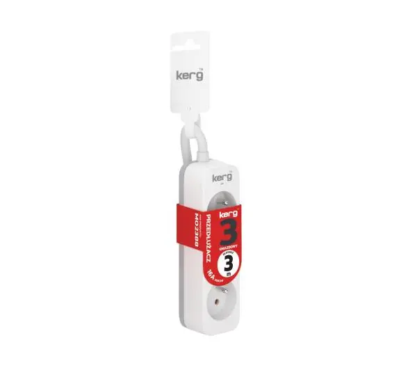 Kerg M02388 3 gniazda 3m Biały