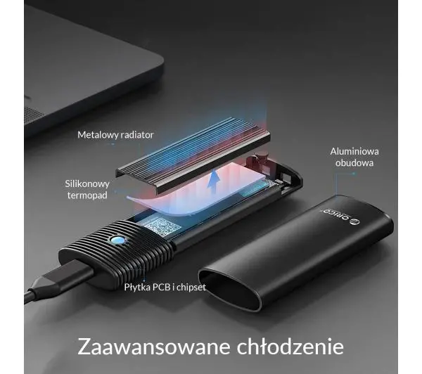 Orico PWDM2-G2-BK-EP Czarny