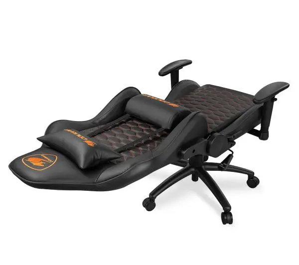 Cougar Outrider Black Gamingowy  do 120kg Skóra ECO Czarny - Kup na Raty - RRSO 0%