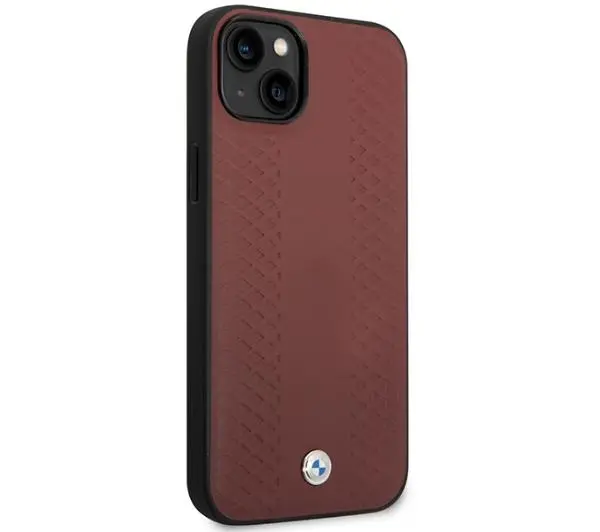 BMW Leather Diamond Pattern BMHCP14S22RFGR do iPhone 14