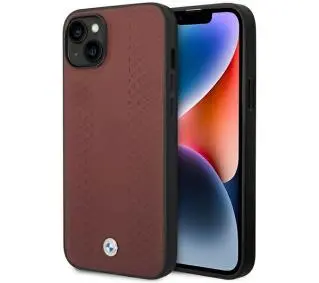 BMW Leather Diamond Pattern BMHCP14S22RFGR do iPhone 14