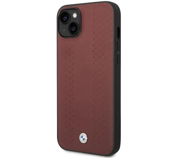 BMW Leather Diamond Pattern BMHCP14S22RFGR do iPhone 14