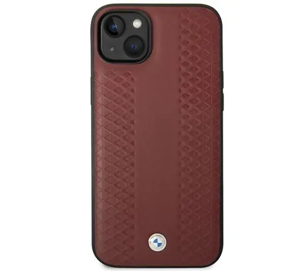 BMW Leather Diamond Pattern BMHCP14S22RFGR do iPhone 14