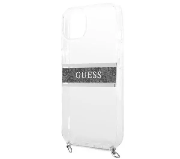 Guess 4G Grey Strap Silver Chain GUHCP13SKC4GBSI do iPhone 13 mini
