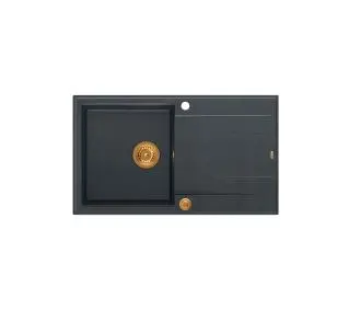 Quadron HCQE8650U8_PVDC1 P2O Evan 111 Granitowy Czarny metalik/Miedziany - DRUGI -30%, ALBO 5-TY ZA 1ZŁ - Kup na Raty - RRSO 0%
