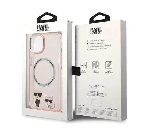 Karl Lagerfeld Karl & Choupette Aluminium Magsafe KLHMP14MHKCP do iPhone 14 Plus