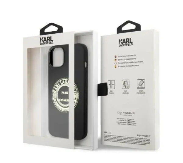 Karl Lagerfeld Silicone RSG KLHCP14MSRSGRCK do iPhone 14 Plus