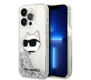 Karl Lagerfeld Glitter Choupette Head KLHCP14XLNCHCS do iPhone 14 Pro Max