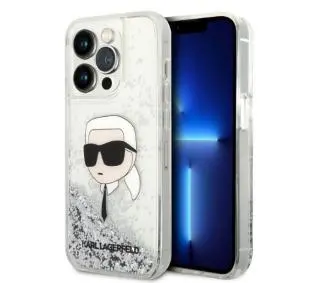 Karl Lagerfeld Glitter Karl Head KLHCP14LLNKHCH do iPhone 14 Pro