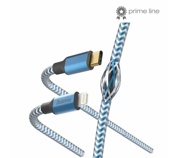 Hama Reflected Lightning do USB-C 1,5m Niebieski