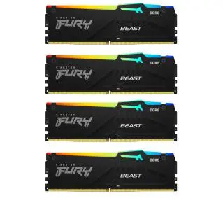Kingston FURY Beast RGB DDR5 128GB (4 x 32GB) 5200 CL40 Czarny - Kup na Raty - RRSO 0%