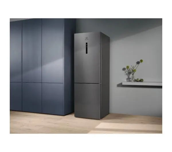 Electrolux 600 LNC7ME32X3 Inteligentny No Frost 186cm Szuflada z kontrolą wilgotności Stalowy - DRUGI -30%, ALBO 5-TY ZA 1ZŁ - Kup na Raty - RRSO 0%