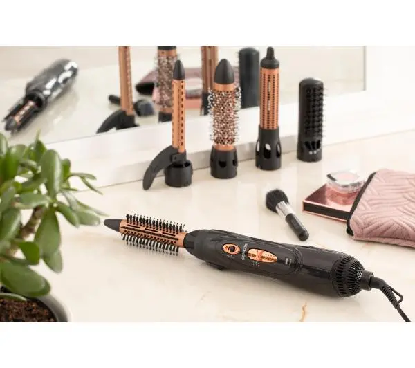 Sencor SHS 8401BK 1000W Jonizacja Zimny nawiew Średnica szczotki 18mm 20mm 28mm 31mm 39mm 2 poziomy temperatury