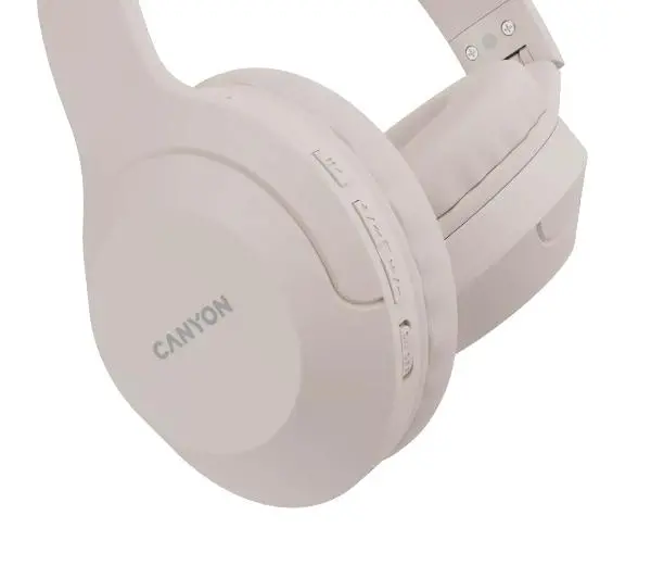 Canyon BTHS-3 Nauszne Bluetooth 5.1 Beżowy