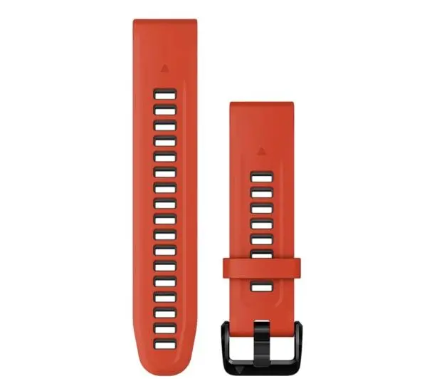 Pasek do Garmin 010-13279-04 koperta 40.42 mm (szerokość paska 20 mm) Czerwony-grafitowy