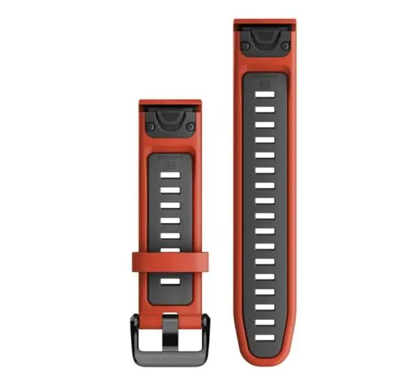 Garmin QuickFit 20 silikon Czerwony-grafitowy