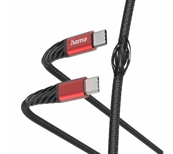 Hama 201542 Extreme USB-C, 1,5m, Czarny
