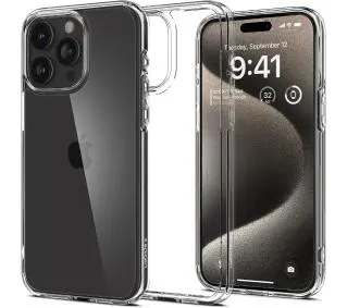 Spigen Ultra Hybrid do iPhone 15 Pro Max crystal clear