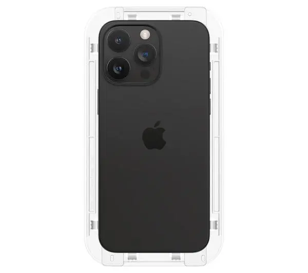 Spigen z aplikatorem Glas.tR EZ Fit do iPhone 15 Pro Max - 2 pack