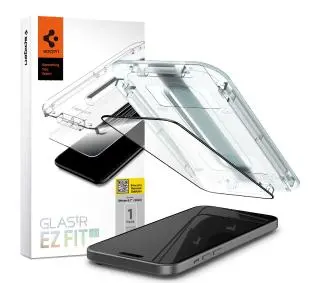 Spigen z aplikatorem Glas.tR EZ Fit HD FC do iPhone 15
