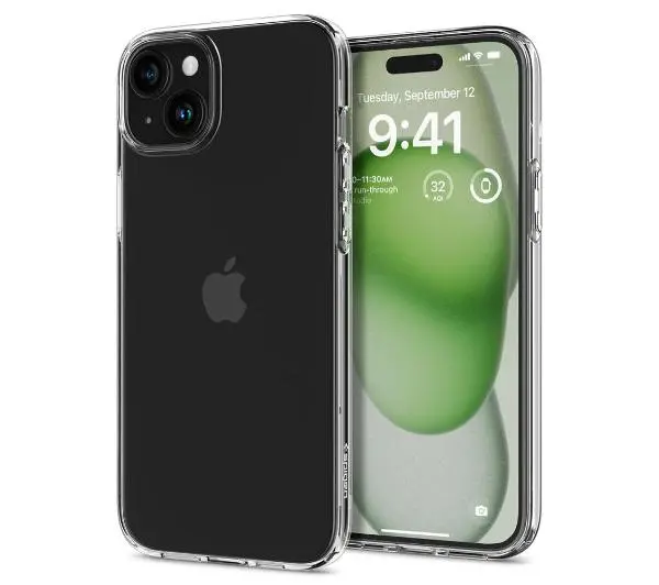 Spigen Liquid Crystal do iPhone 15 crystal clear