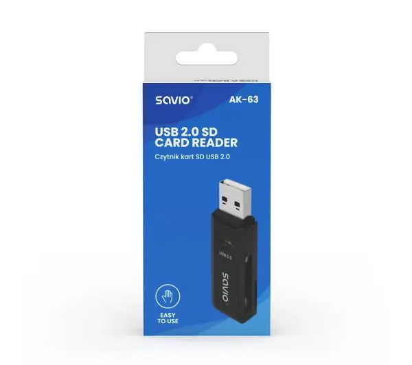 Savio AK-63 USB 2.0 Czarny