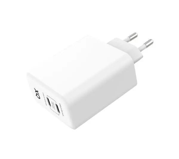 Xqisit dual USB C - 67W Power Delivery 3.0 GaN Biały