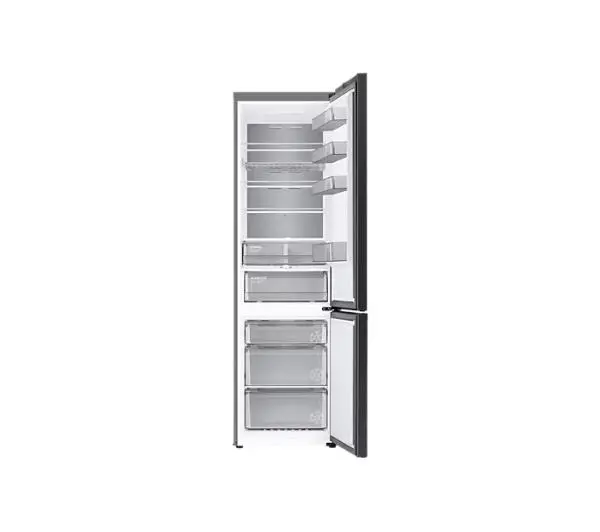Samsung Bespoke RB38C7B5D39 Funkcje AI Pełny No Frost 203cm Szuflada z kontrolą wilgotności Zdalne sterowanie Satynowy Beż - Kup na Raty - RRSO 0%
