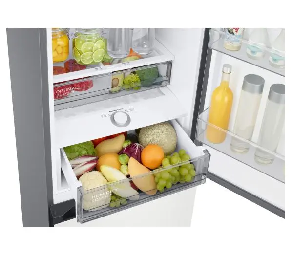 Samsung Bespoke RB38C7B6BAP Funkcje AI Pełny No Frost 203cm Szuflada z kontrolą wilgotności Zdalne sterowanie Bez panelu - TRZECI -55%, ALBO 5-TY ZA 1ZŁ - Kup na Raty - RRSO 0%