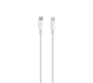 SBS Plain USB-C do Lightning 2m Biały