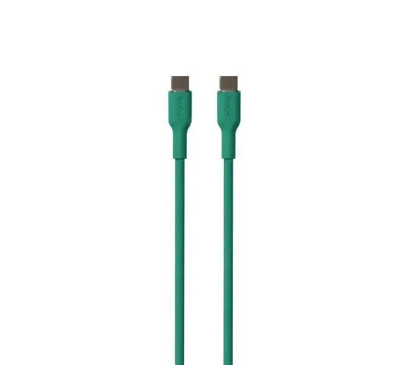Puro ICON Soft PUUSBCUSBCICONDKGRN USB-C do USB-C 1,5m Zielony