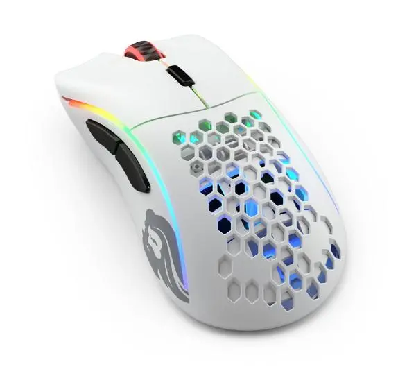 Glorious Model D Wireless Mat Biały