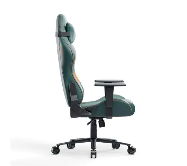 Diablo Chairs X-One 2.0 World of Tanks Gamingowy do 160kg Skóra ECO Tkanina Zielono-pomarańczowy - Kup na Raty - RRSO 0%