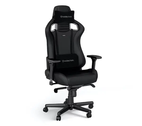 Noblechairs EPIC Black Edition Gamingowy do 120kg Skóra ECO High Tech Czarny - Kup na Raty - RRSO 0%