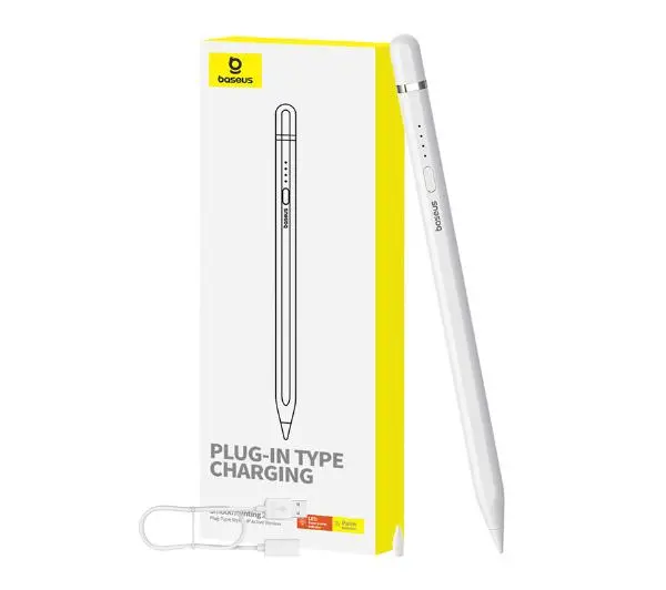 Baseus Smooth Writing Series z ładowaniem plug-in lightning Biały