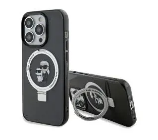 Karl Lagerfeld Ring Stand Karl&Choupettte MagSafe KLHMP13XHMRSKCK do iPhone 13 Pro Max Czarny