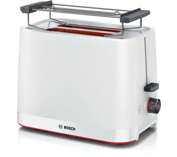 Tostery - Bosch TAT3M121 Ruszt do bułek Rozmrażanie 950W