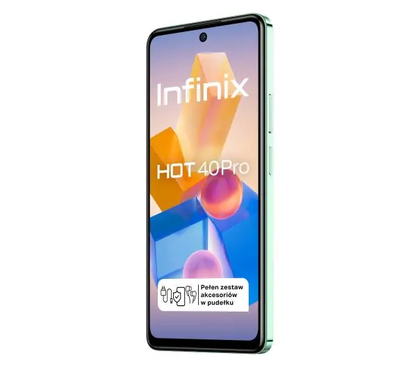 Infinix Hot 40 Pro 8/256GB 6,78" 120Hz 108Mpix Zielony - ⚡ EURO HIT CENOWY! ⚡ - Kup na Raty - RRSO 0%