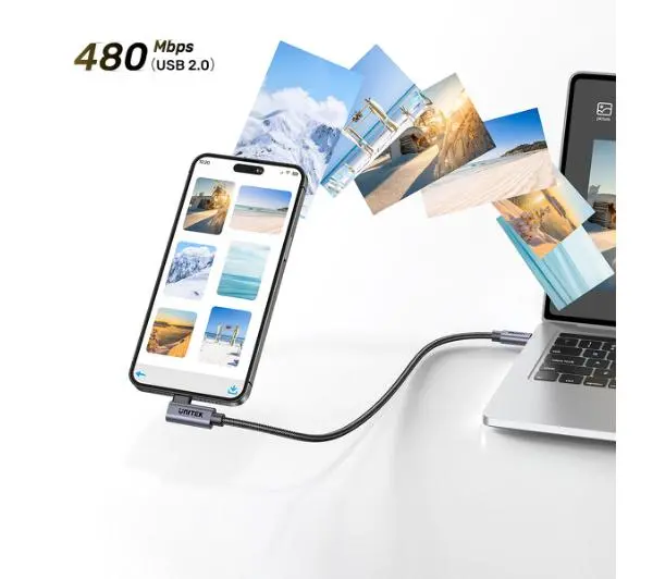 Unitek USB-C Power Delivery 100W 3m Szary