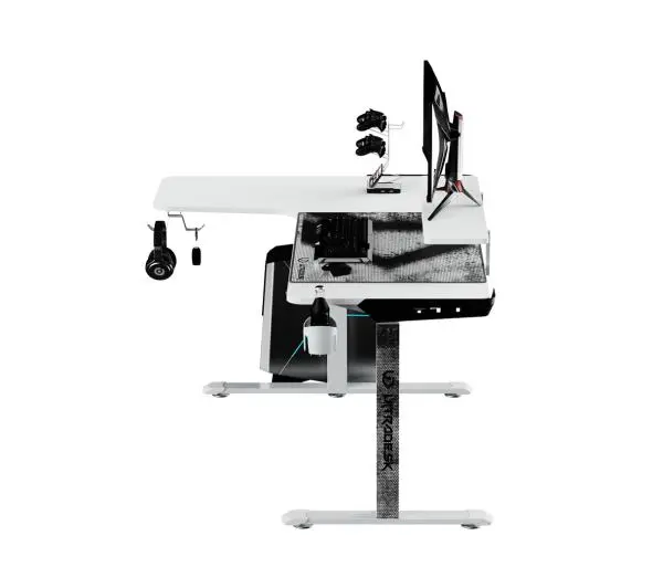 Ultradesk WINGER 155cm Regulacja wysokości Biały - Kup na Raty - RRSO 0%