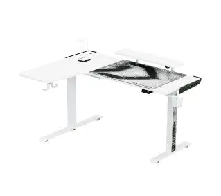 Ultradesk WINGER 155cm Regulacja wysokości Biały - Kup na Raty - RRSO 0%